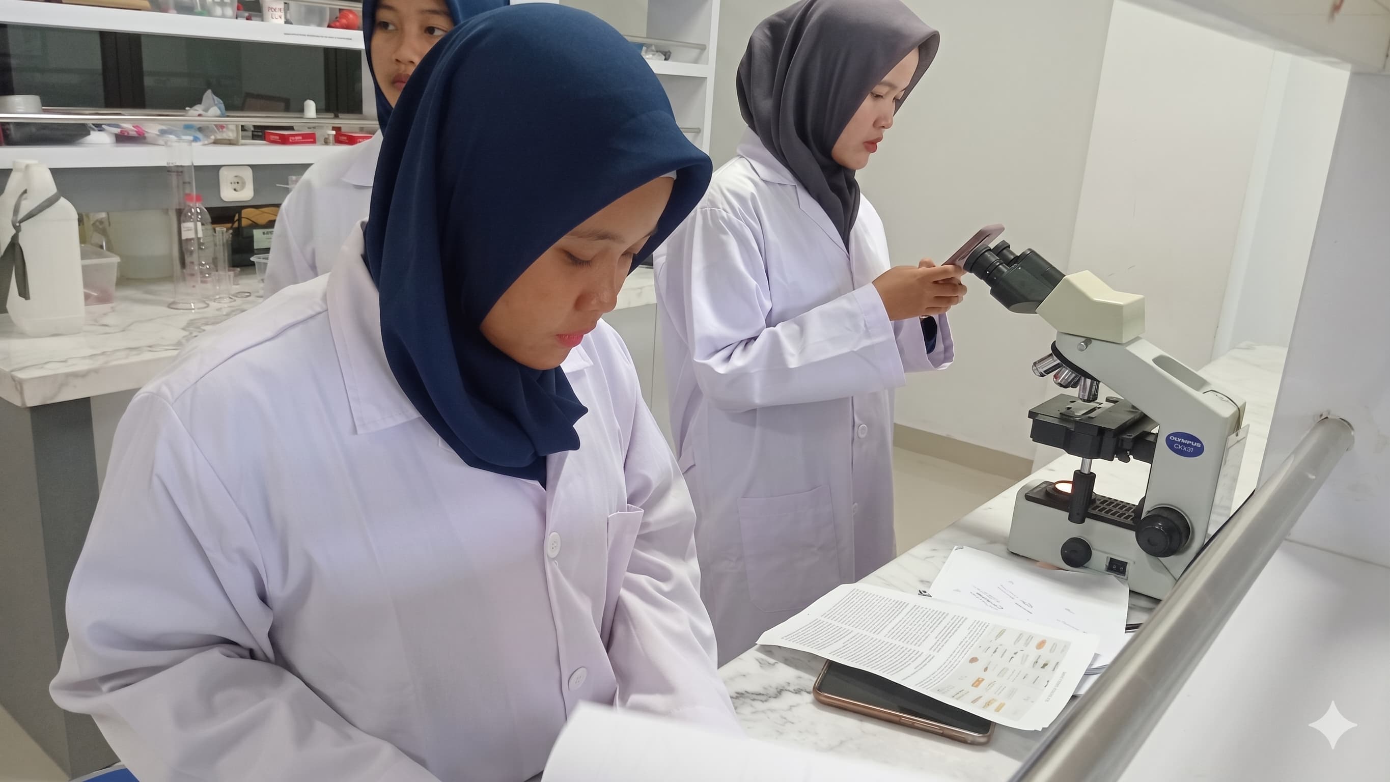 Laboratory background 4